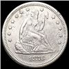 Image 1 : 1876-S Seated Liberty Quarter NEARLY UNCIRCULATED