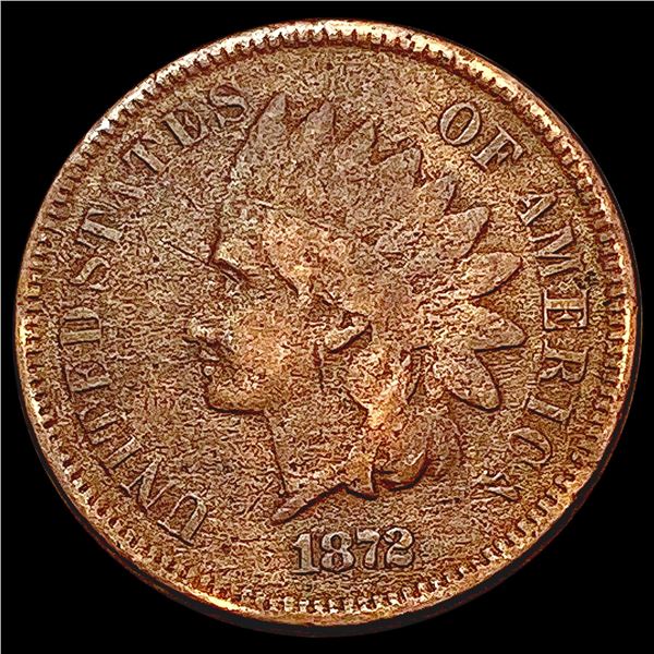 1872 Indian Head Cent LIGHTLY CIRCULATED