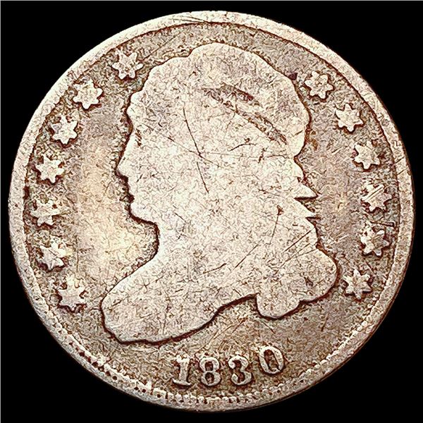 1830 Capped Bust Dime NICELY CIRCULATED