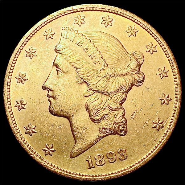1893 $20 Gold Double Eagle UNCIRCULATED
