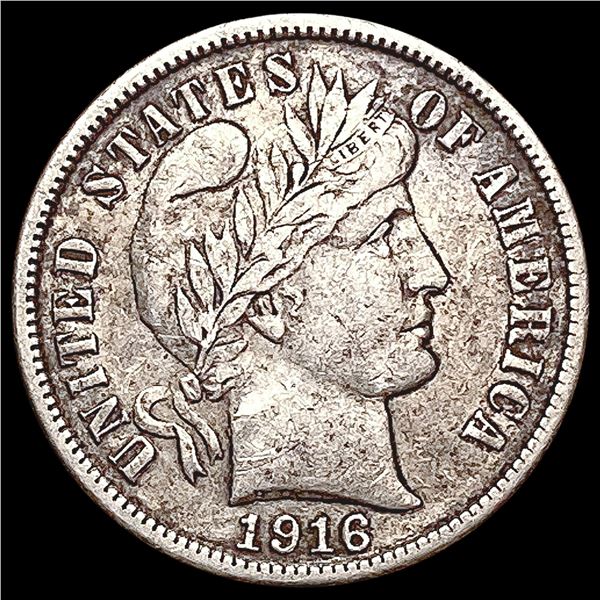 1916-S Barber Dime CLOSELY UNCIRCULATED