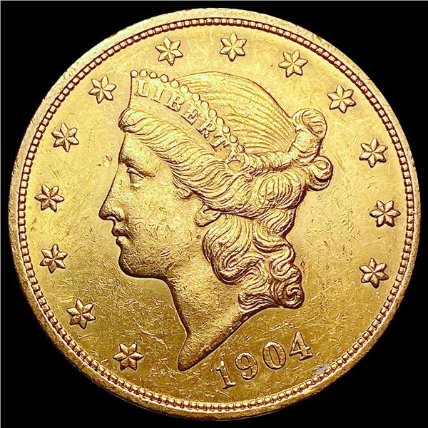 1904 $20 Gold Double Eagle UNCIRCULATED