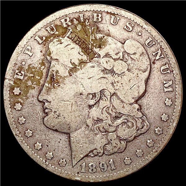1891-CC Morgan Silver Dollar NICELY CIRCULATED