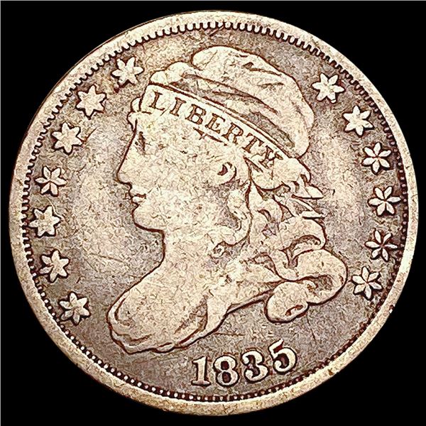 1835 Capped Bust Dime NICELY CIRCULATED