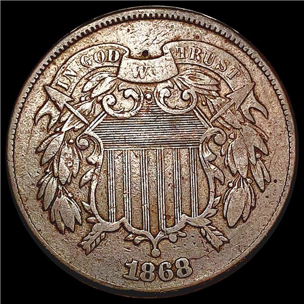 1868 Two Cent Piece LIGHTLY CIRCULATED