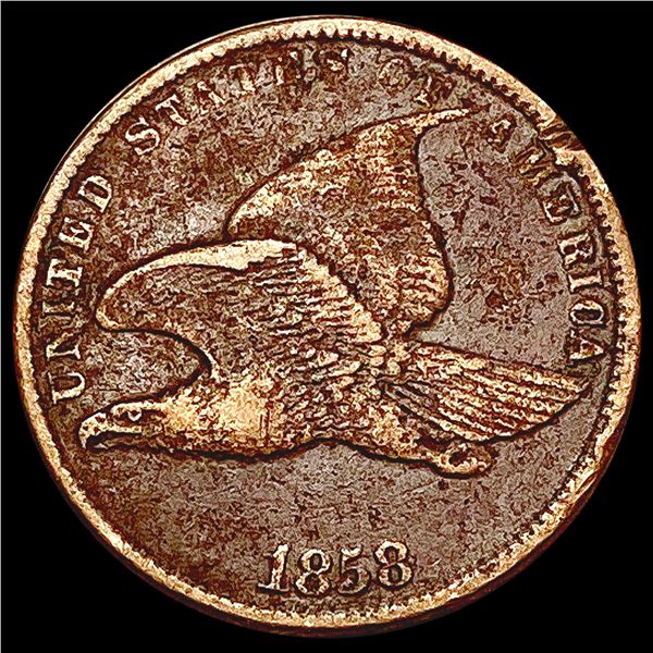 1858 Flying Eagle Cent LIGHTLY CIRCULATED