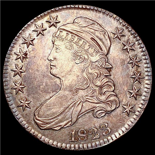 1823 Capped Bust Half Dollar CLOSELY UNCIRCULATED
