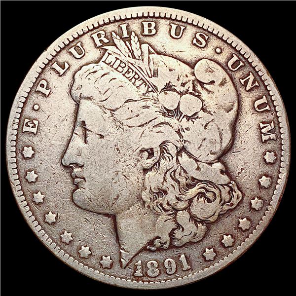 1891-CC Morgan Silver Dollar NICELY CIRCULATED