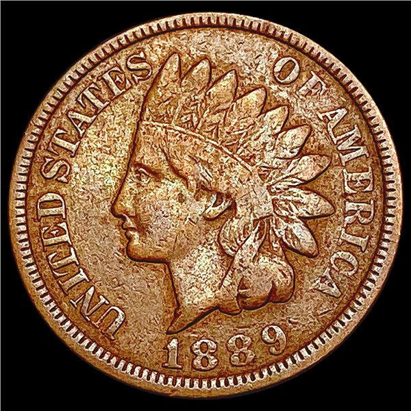 1889 Indian Head Cent NEARLY UNCIRCULATED