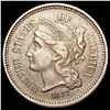 Image 1 : 1867 Nickel Three Cent CLOSELY UNCIRCULATED