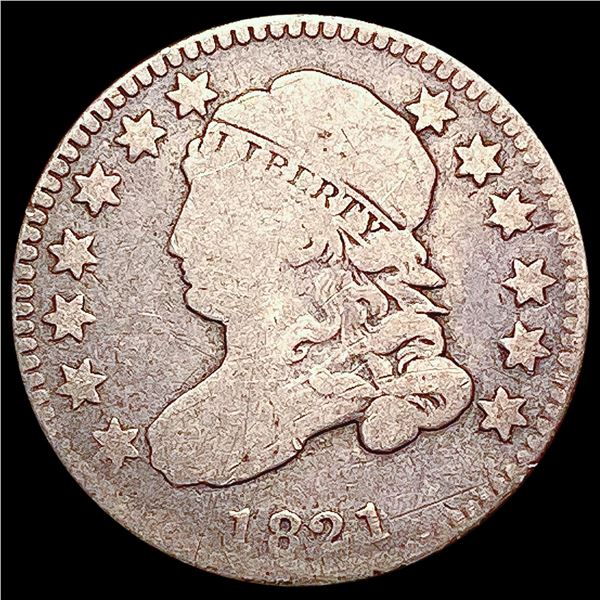 1821 Capped Bust Dime NICELY CIRCULATED