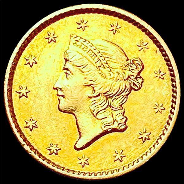 1851 Rare Gold Dollar NEARLY UNCIRCULATED