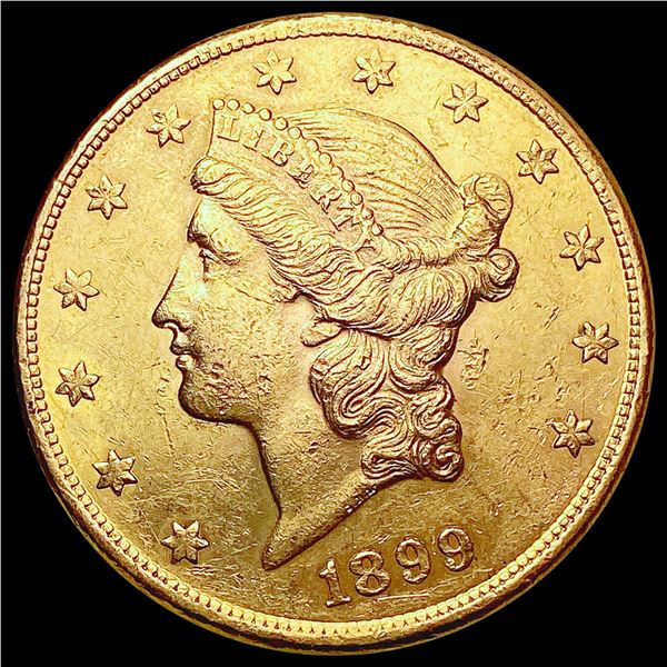 1899-S $20 Gold Double Eagle UNCIRCULATED