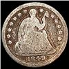 Image 1 : 1849 Seated Liberty Half Dime NICELY CIRCULATED