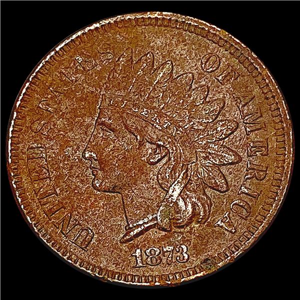 1873 Indian Head Cent LIGHTLY CIRCULATED