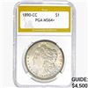 Image 1 : 1890-CC Morgan Silver Dollar PGA MS64+