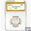 Image 1 : 1917-S Standing Liberty Quarter PGA MS64 FH Type 1