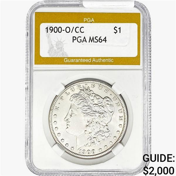 1900-O/CC Morgan Silver Dollar PGA MS64