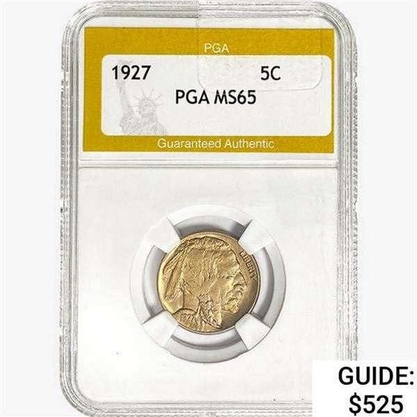 1927 Buffalo Nickel PGA MS65