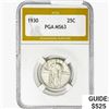 Image 1 : 1930 Standing Liberty Quarter PGA MS63
