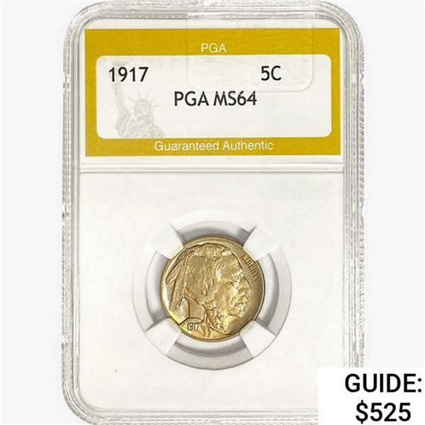 1917 Buffalo Nickel PGA MS64