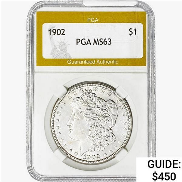 1902 Morgan Silver Dollar PGA MS63