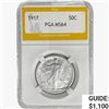 Image 1 : 1917 Walking Liberty Half Dollar PGA MS64