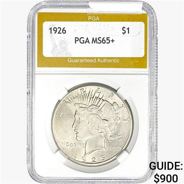 1926 Silver Peace Dollar PGA MS65+