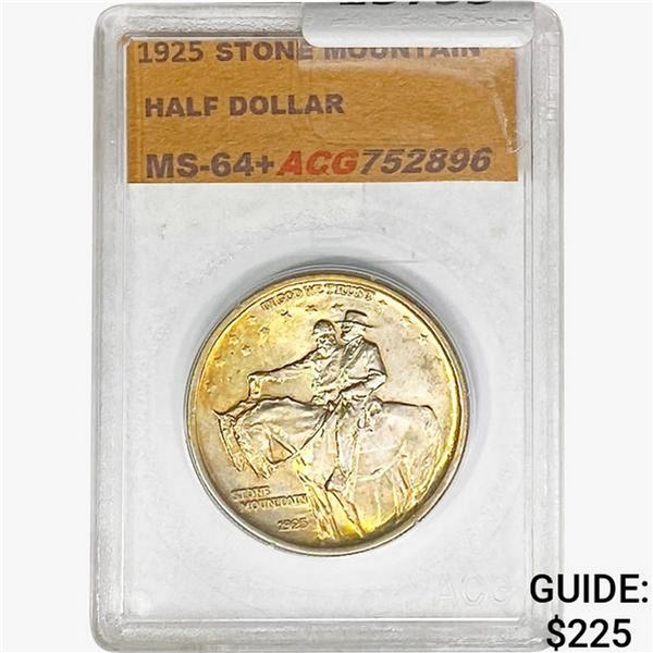 1925 Stone Mountain Half Dollar ACG MS64+