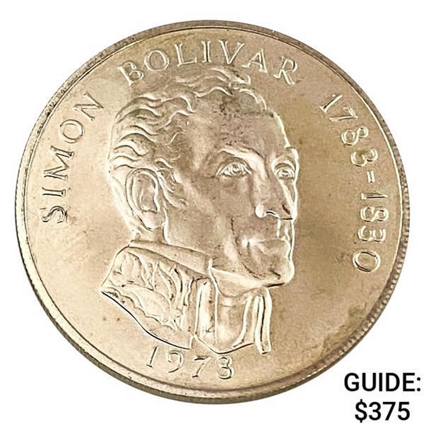 1973 3.9oz Silver Panama 20 Balboas