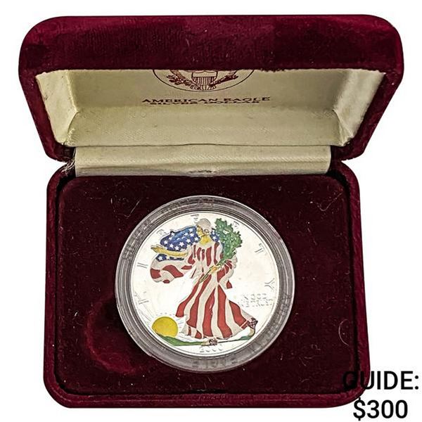2000 Colored Silver Eagle Set