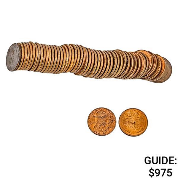 [50] 1948-P Wheat Cent   Roll