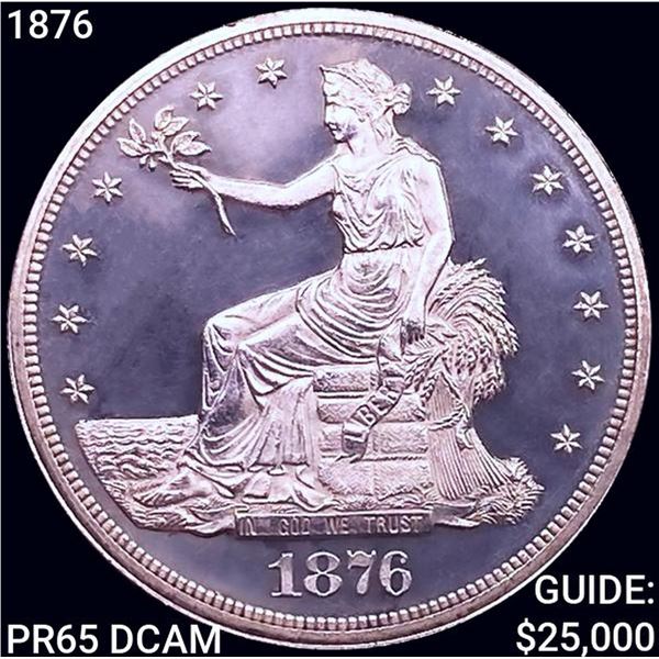 1876 Silver Trade Dollar GEM PROOF DCAM