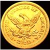 Image 2 : 1843-O Sm Date $2.50 Gold Quarter Eagle UNCIRCULATED