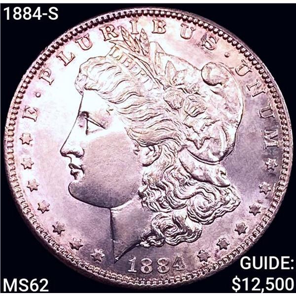 1884-S Morgan Silver Dollar UNCIRCULATED