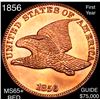 Image 1 : 1856 Flying Eagle Cent GEM BU + RED