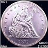 Image 1 : 1871 Seated Liberty Dollar GEM PROOF