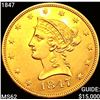 Image 1 : 1847 $10 Gold Eagle UNCIRCULATED