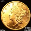 Image 1 : 1872 $20 Gold Double Eagle CHOICE BU