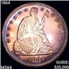 Image 1 : 1864 Seated Liberty Dollar CHOICE BU