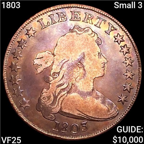 1803 Small 3 Draped Bust Dollar LIGHTLY CIRCULATED