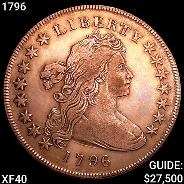 1796 Draped Bust Dollar NEARLY UNCIRCULATED