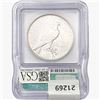 Image 2 : 1923-D Silver Peace Dollar ICG MS60
