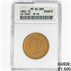 Image 1 : 1856 Braided Hair Large Cent ANACS MS64 BRN N-14
