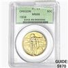 Image 1 : 1938 Oregon Trail Half Dollar PCGS MS66