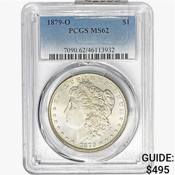 1879-O Morgan Silver Dollar PCGS MS62