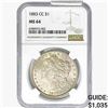 Image 1 : 1883-CC Morgan Silver Dollar NGC MS64