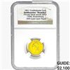 Image 1 : 2011 0.25oz Gold 1861 Confederate Gem Proof Smithsonian Coin  NGC