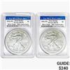 Image 1 : [2] 2016-W Silver Eagle PCGS MS70