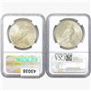 Image 2 : [2] 1925 Silver Peace Dollar NGC MS64